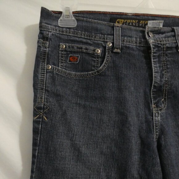 POINT ZERO JEANSWEAR | size 32 | Blue Denim Jeans | Made In Canada - Picture 3 of 16